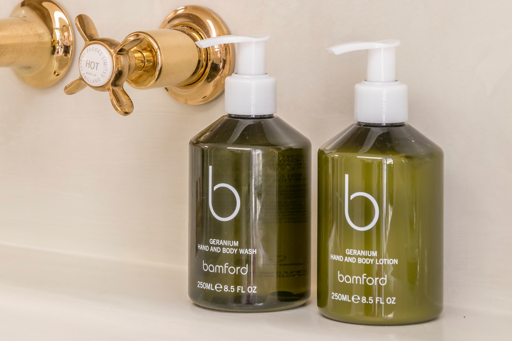 Daylesford and Bamford products throughout