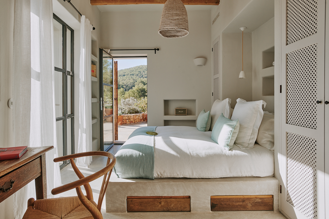 Master bedroom with private terrace